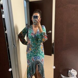 Free People floral motif dress